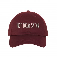NOT TODAY SATAN Dad Hat Embroidered Hats  Many Colors  eb-74942377